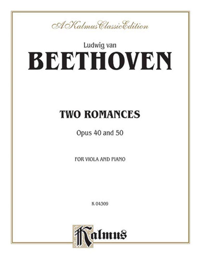 Two Romances, Op. 40, 50